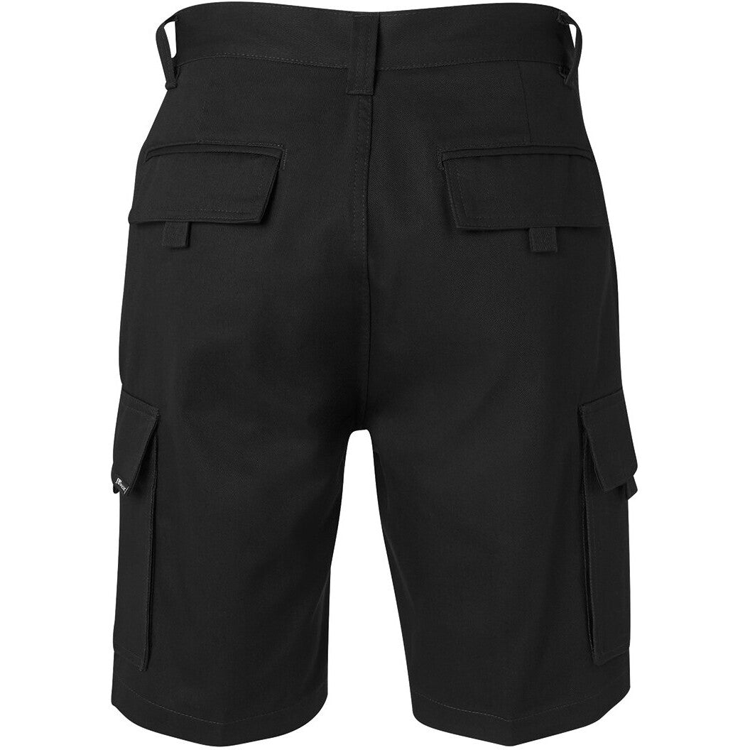 JB's Wear 6MS Mercerised Work Cargo Short - Back View | color:Black|view:back
