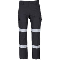 JB's Wear 6SCT Multi Pocket Stretch Canvas Pant with D+N Tape - Front View | color:Black|view:front