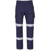 JB's Wear 6SCT Multi Pocket Stretch Canvas Pant with D+N Tape - Front View | color:Navy|view:front