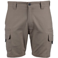 JB's Wear 6MSC Multi Pocket Stretch Canvas Short - Front View | color:Taupe|view:front
