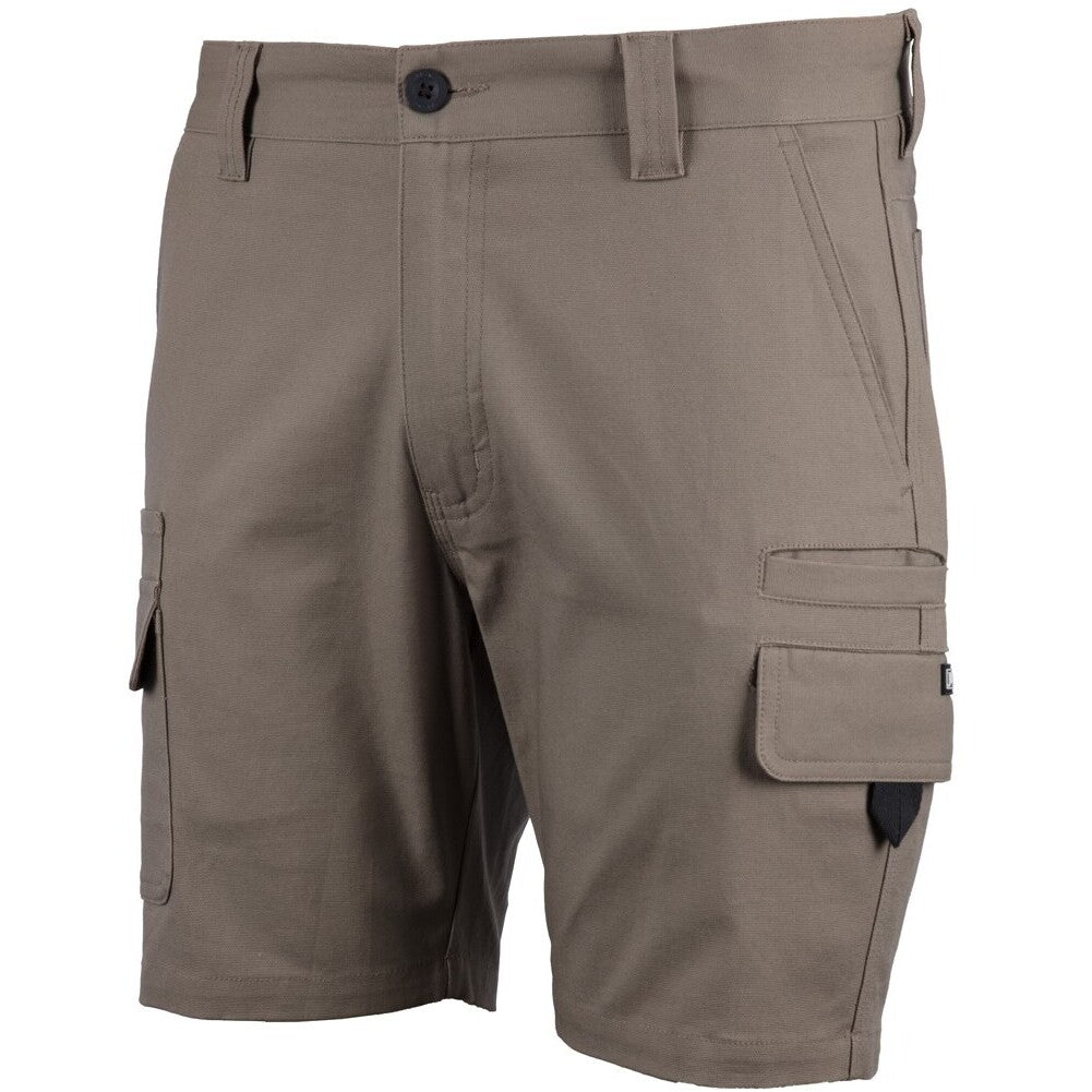 JB's Wear 6MSC Multi Pocket Stretch Canvas Short - Side View | color:Taupe|view:side