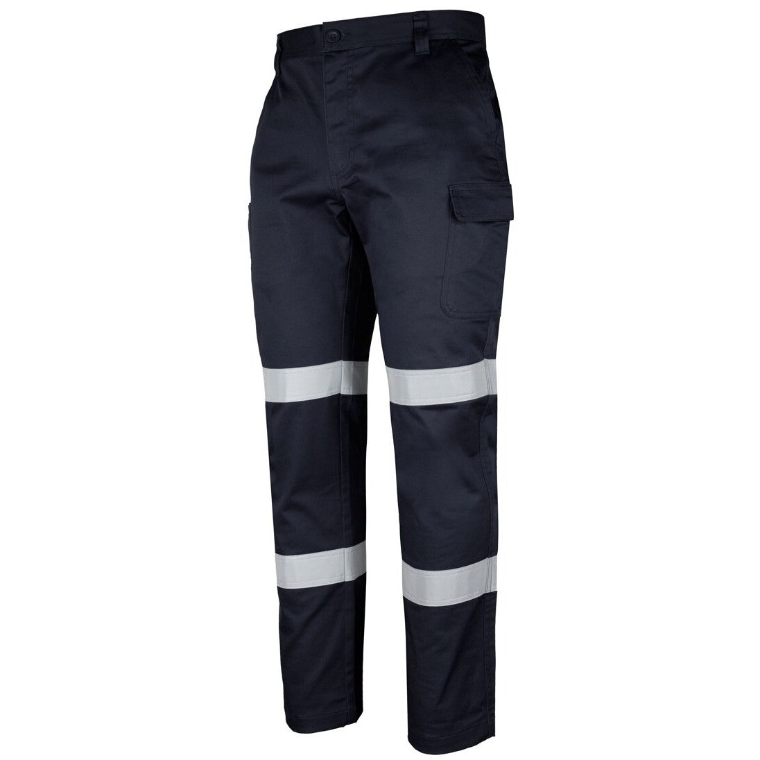 JB's Wear 6MTD Multi Pocket Stretch Twill Pant with D+N Tape - Side View | color:Black|view:side