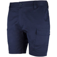 JB's Wear 6MTS Multi Pocket Stretch Twill Short - Side View | color:Navy|view:side