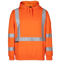 JB's Wear 6DAQH NSW/QLD Rail (D+N) X-Back Hoodie - Front View | color:Orange|view:front