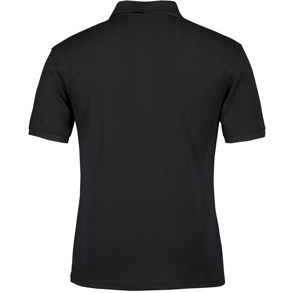 JB's Wear S2OP Ottoman Polo - Back View | color:Black|view:back