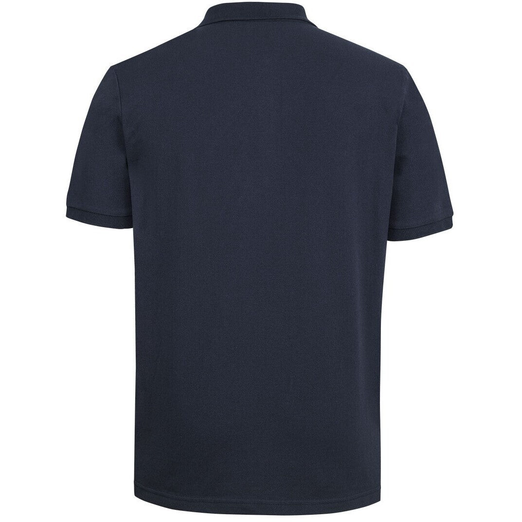 JB's Wear S2MP Pique Polo - Back View | color:Navy|view:back