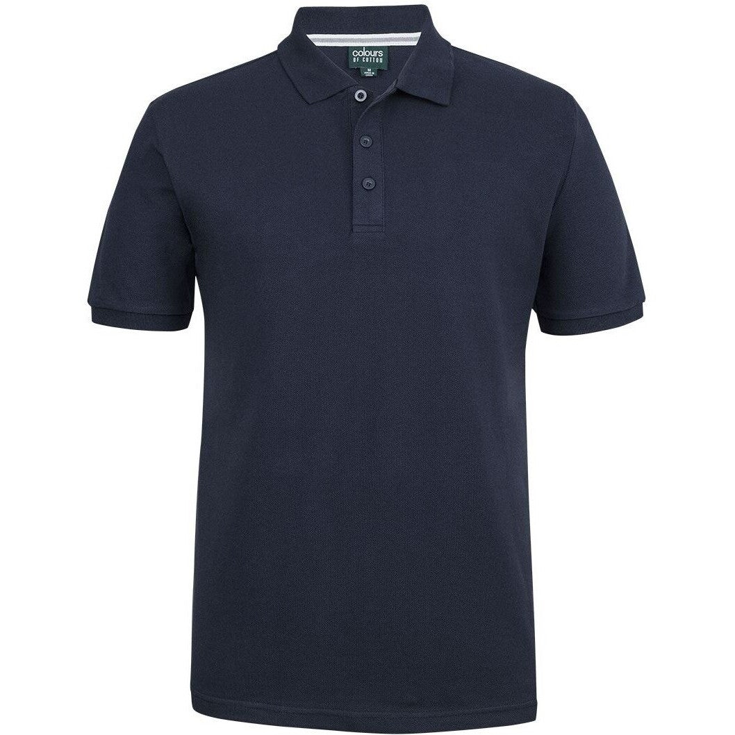 JB's Wear S2MP Pique Polo - Front View | color:Navy|view:front