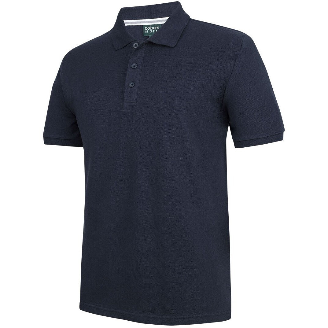 JB's Wear S2MP Pique Polo - Side View | color:Navy|view:side