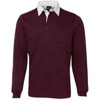 JB's Wear 3R Rugby - Front View | color:Maroon/White|view:front