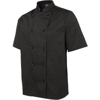 JB's Wear 5CJ2 S/S Chefs Jacket - Side View | color:Black|view:side