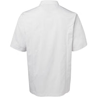 JB's Wear 5CJ2 S/S Chefs Jacket - Back View | color:White|view:back