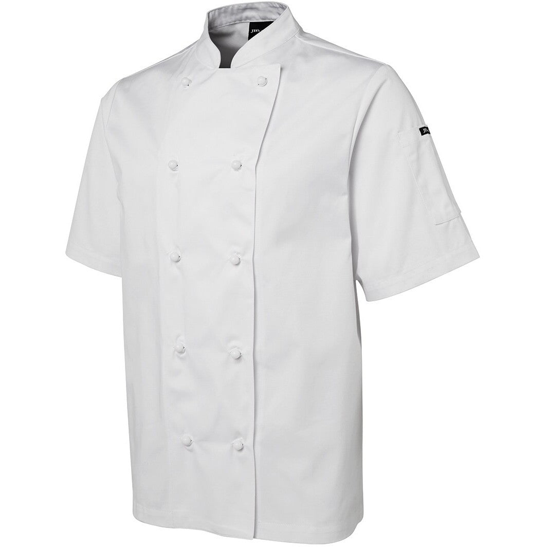 JB's Wear 5CJ2 S/S Chefs Jacket - Side View | color:White|view:side