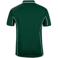 JB's Wear 7PIP S/S Piping Polo - Back View | color:Forest/White|view:back