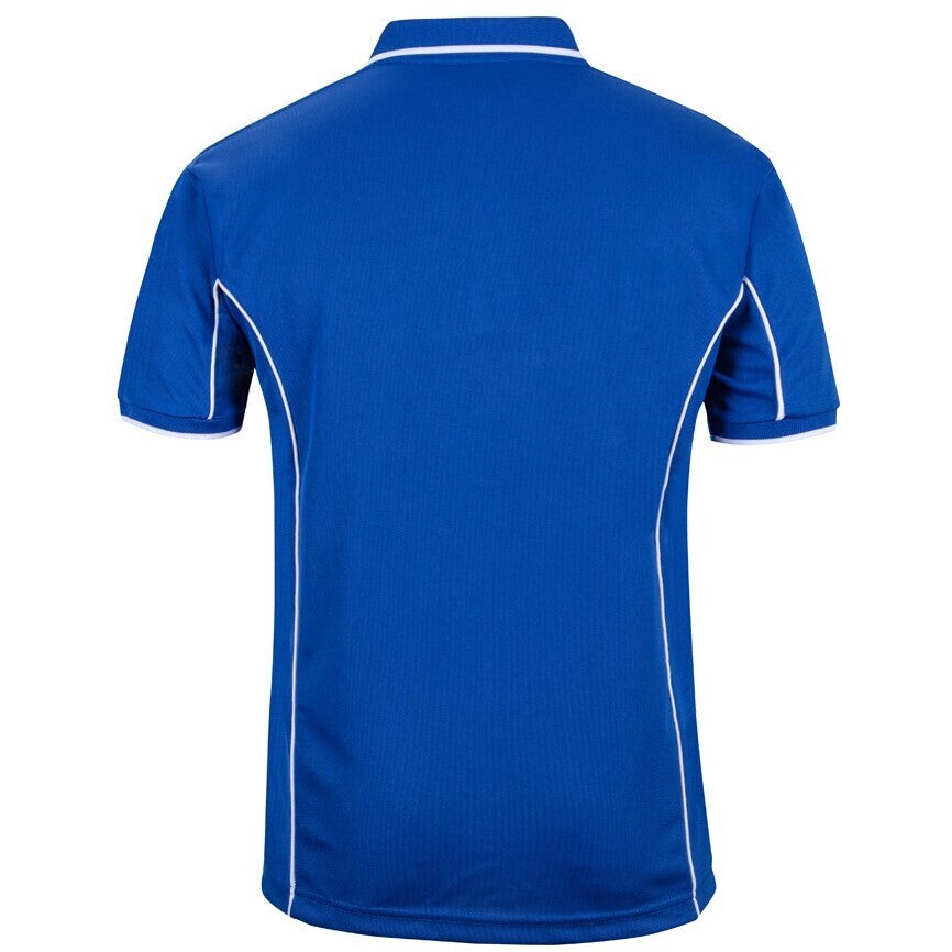 JB's Wear 7PIP S/S Piping Polo - Back View | color:Royal/White|view:back