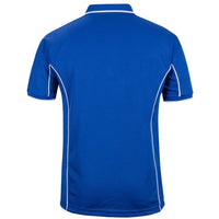 JB's Wear 7PIP S/S Piping Polo - Back View | color:Royal/White|view:back