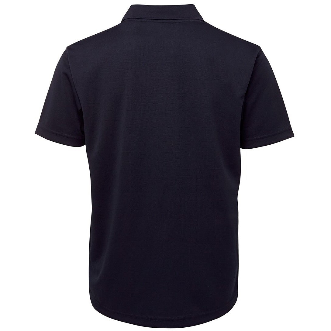 JB's Wear 7SPP S/S Poly Polo - Back View | color:Navy|view:back