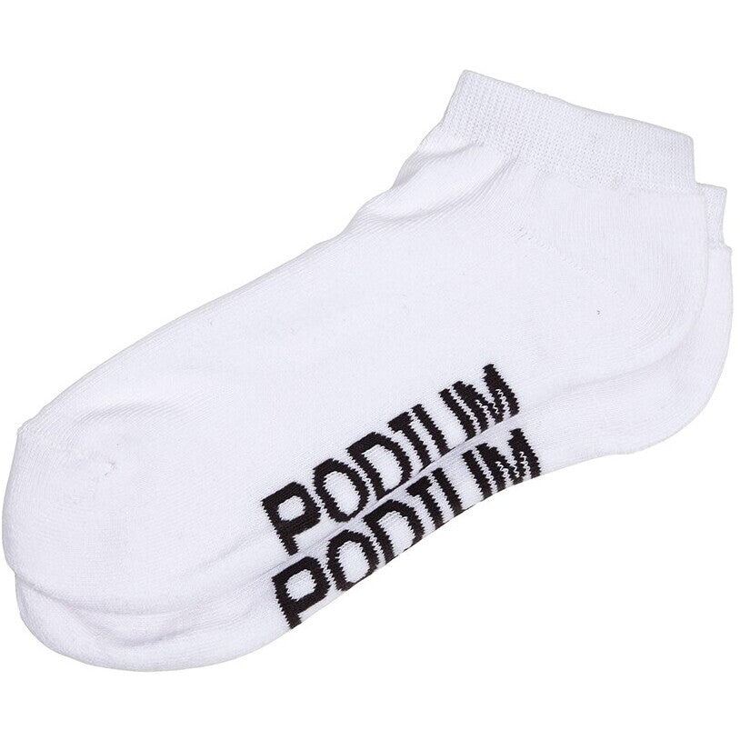JB's Wear 7PSS1 Sport Ankle Sock (5 Pack) - Back View | color:White|view:back