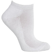 JB's Wear 7PSS1 Sport Ankle Sock (5 Pack) - Front View | color:White|view:front