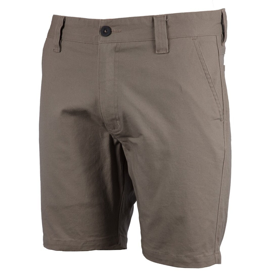 JB's Wear 6SCS Stretch Canvas Short - Side View | color:Taupe|view:side
