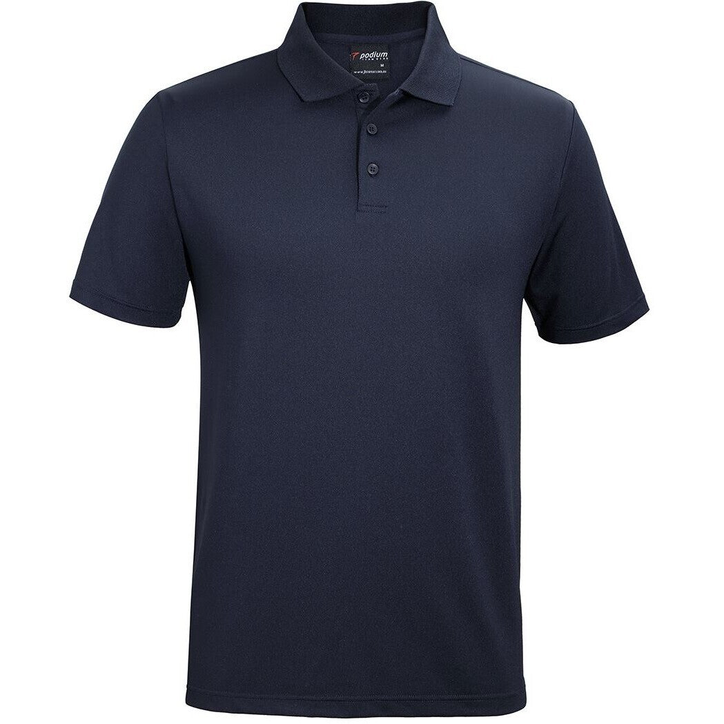 JB's Wear 7STP Stretch Polo - Front View | color:Navy|view:front