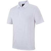JB's Wear 7STP Stretch Polo - Side View | color:White|view:side