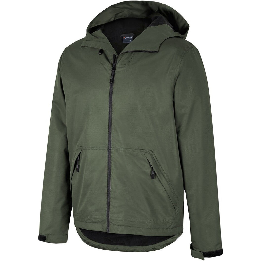 JB's Wear 3TEJ Tech Jacket - Side View | color:Army|view:side