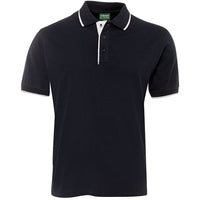 JB's Wear 2CT Tipping Polo - Front View | color:Navy/White|view:front