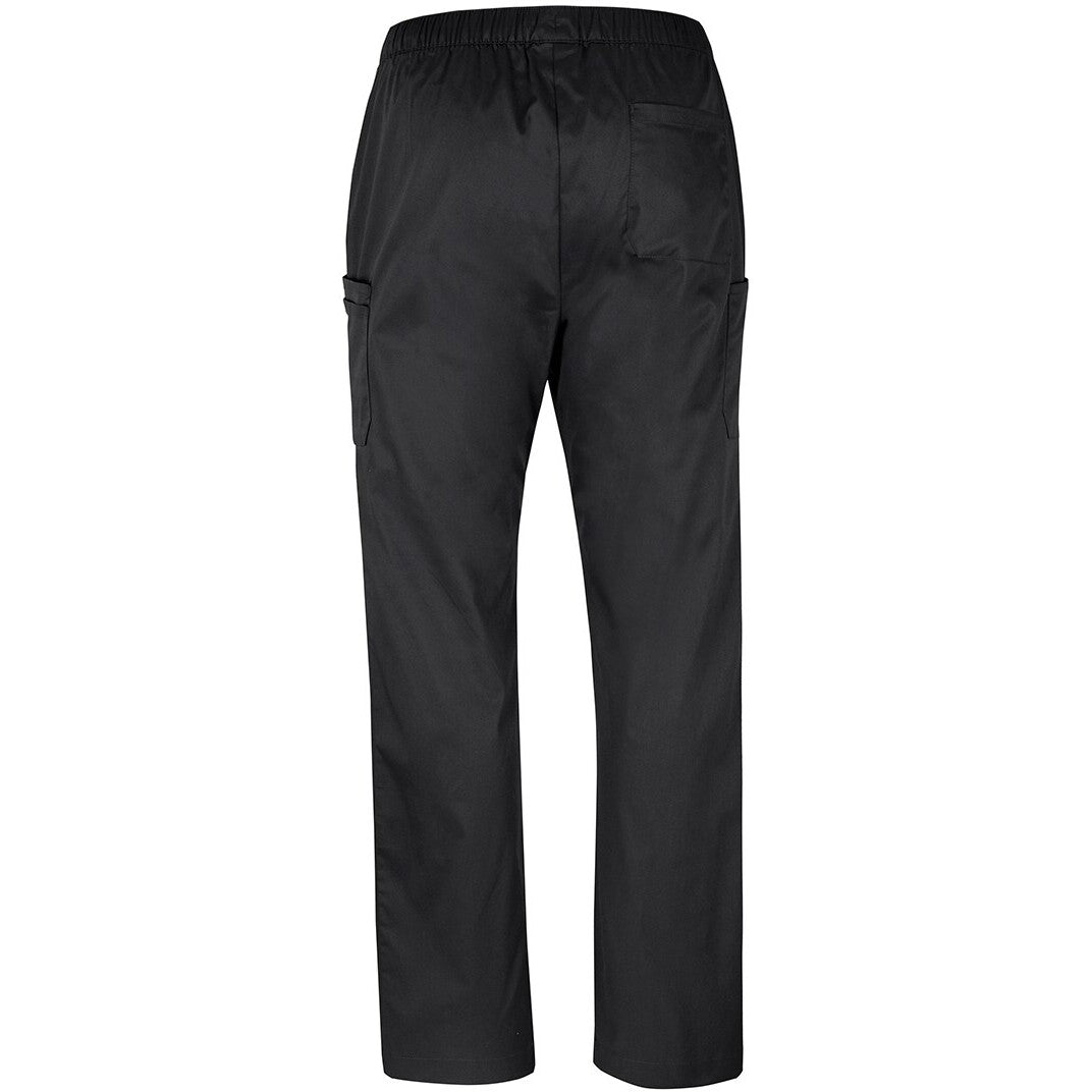 JB's Wear 4SPP Unisex Premium Scrub Cargo Pant - Back View | color:Black|view:back