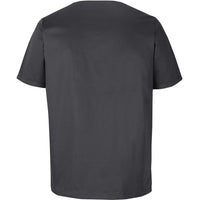 JB's Wear 4SPT Unisex Premium  Scrub Top - Back View | color:Charcoal|view:back