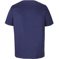 JB's Wear 4SPT Unisex Premium  Scrub Top - Back View | color:Deep Cobalt|view:back