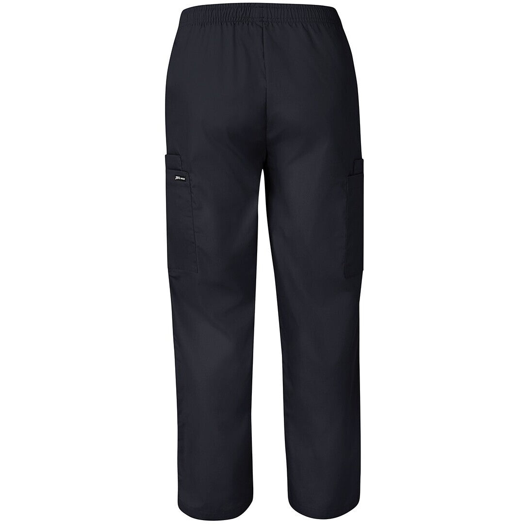 JB's Wear 4SRP Unisex Scrubs Pant - Back View | color:Black|view:back