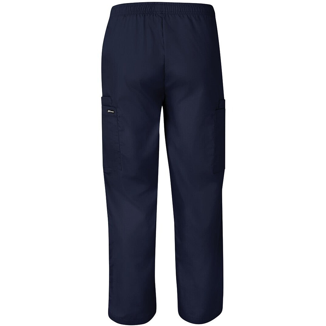 JB's Wear 4SRP Unisex Scrubs Pant - Back View | color:Navy|view:back