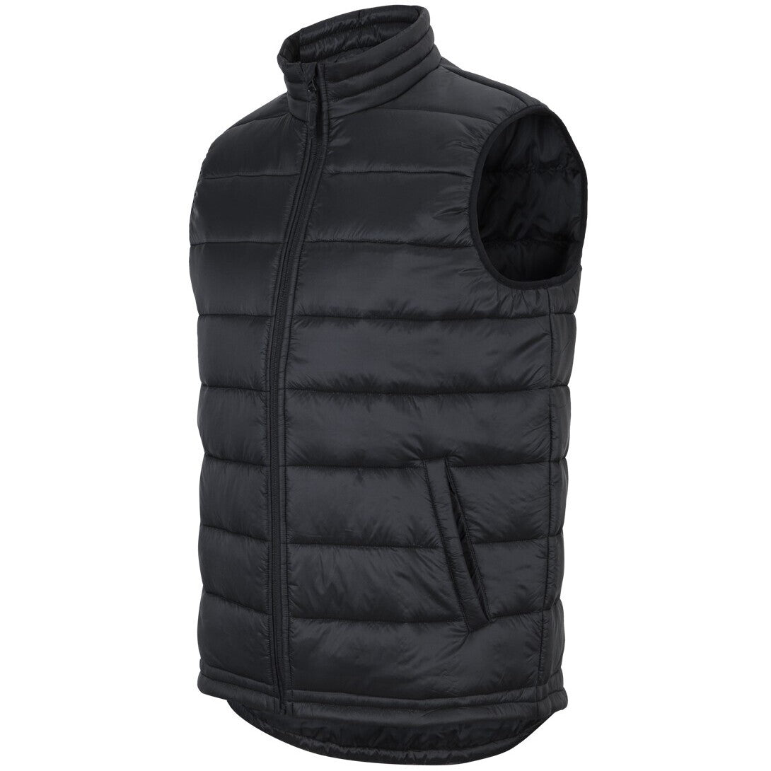 JB's Wear 3AHW Urban Puffer Vest - Side View | color:Black|view:side
