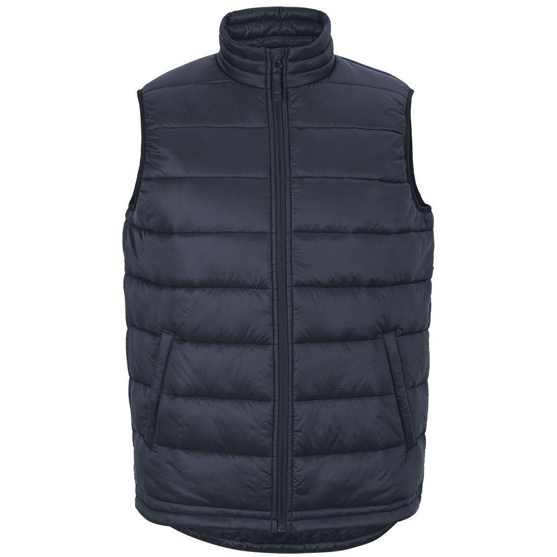JB's Wear 3AHW Urban Puffer Vest - Front View | color:Navy|view:front