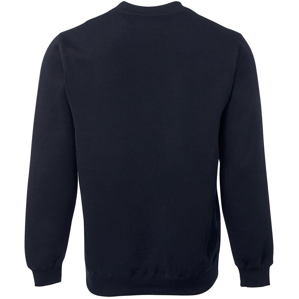 JB's Wear 3FSV V-Neck Fleecy Sweat - Back View | color:Navy|view:back