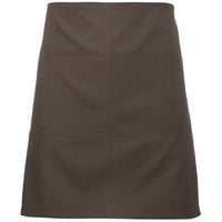 JB's Wear 5ACW Waist Canvas Apron (Including Strap) - Front View | color:Latte|view:front