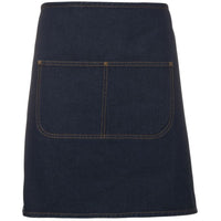 JB's Wear 5ADW Waist Denim Apron (Including Strap) - Front View | color:Navy|view:front