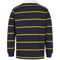 JB's Wear 3RYD Yarn Dyed Rugby - Back View | color:Navy/Gold|view:back
